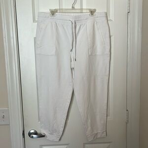Talbots Petite XL White Sweatpants
